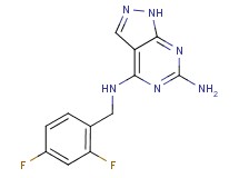 N~4~-(2,4-difluorobenzyl)-1H-pyrazolo[3,4-d]pyrimidine-4,6-diamine