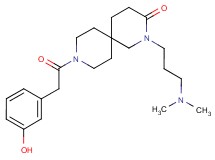 2-[3-(dimethylamino)propyl]-9-[(3-hydroxyphenyl)acetyl]-2,9-diazaspiro[5.5]undecan-3-one