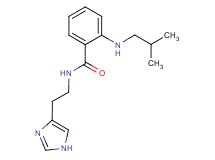 N-[2-(1H-imidazol-4-yl)ethyl]-2-(isobutylamino)benzamide