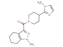 1-methyl-3-{[4-(1-methyl-1H-imidazol-2-yl)-1-piperidinyl]carbonyl}-4,5,6,7-tetrahydro-1H-indazole
