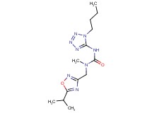 N'-(1-butyl-1H-tetrazol-5-yl)-N-[(5-isopropyl-1,2,4-oxadiazol-3-yl)methyl]-N-methylurea