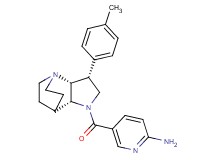 5-{[(3R*,3aR*,7aR*)-3-(4-methylphenyl)hexahydro-4,7-ethanopyrrolo[3,2-b]pyridin-1(2H)-yl]carbonyl}pyridin-2-amine