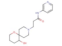 3-(5-hydroxy-1-oxa-9-azaspiro[5.5]undec-9-yl)-N-pyridin-3-ylpropanamide