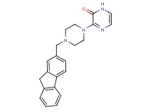 3-[4-(9H-fluoren-2-ylmethyl)piperazin-1-yl]pyrazin-2(1H)-one
