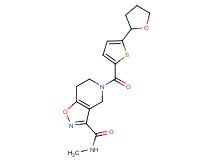 N-methyl-5-{[5-(tetrahydro-2-furanyl)-2-thienyl]carbonyl}-4,5,6,7-tetrahydroisoxazolo[4,5-c]pyridine-3-carboxamide