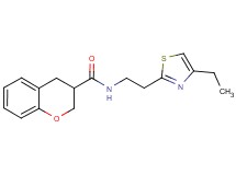 N-[2-(4-ethyl-1,3-thiazol-2-yl)ethyl]chromane-3-carboxamide