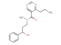N-(3-hydroxy-3-phenylpropyl)-N-methyl-4-propylpyrimidine-5-carboxamide