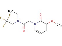 N-ethyl-2-(3-methoxy-2-oxopyridin-1(2H)-yl)-N-(2,2,2-trifluoroethyl)acetamide