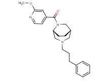 (1S*,5R*)-6-(2-methoxyisonicotinoyl)-3-(3-phenylpropyl)-3,6-diazabicyclo[3.2.2]nonane
