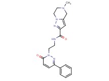 5-methyl-N-[2-(6-oxo-3-phenylpyridazin-1(6H)-yl)ethyl]-4,5,6,7-tetrahydropyrazolo[1,5-a]pyrazine-2-carboxamide