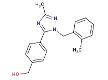 {4-[3-methyl-1-(2-methylbenzyl)-1H-1,2,4-triazol-5-yl]phenyl}methanol