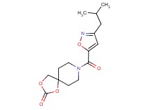 8-[(3-isobutyl-5-isoxazolyl)carbonyl]-1,3-dioxa-8-azaspiro[4.5]decan-2-one