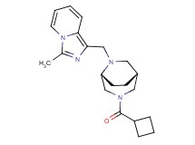 1-{[(1R*,5R*)-3-(cyclobutylcarbonyl)-3,6-diazabicyclo[3.2.2]non-6-yl]methyl}-3-methylimidazo[1,5-a]pyridine