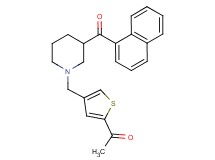 1-(4-{[3-(1-naphthoyl)-1-piperidinyl]methyl}-2-thienyl)ethanone