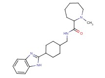 N-{[4-(1H-benzimidazol-2-yl)cyclohexyl]methyl}-1-methyl-2-azepanecarboxamide