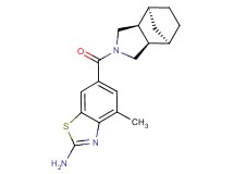 6-[(1R*,2R*,6S*,7S*)-4-azatricyclo[5.2.1.0~2,6~]dec-4-ylcarbonyl]-4-methyl-1,3-benzothiazol-2-amine