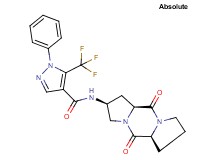 N-[(2S,5aS,10aS)-5,10-dioxooctahydro-1H,5H-dipyrrolo[1,2-a:1',2'-d]pyrazin-2-yl]-1-phenyl-5-(trifluoromethyl)-1H-pyrazole-4-carboxamide