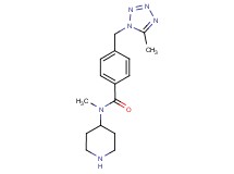 N-methyl-4-[(5-methyl-1H-tetrazol-1-yl)methyl]-N-4-piperidinylbenzamide hydrochloride