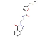 5-[(methylthio)methyl]-N-[2-(1-oxophthalazin-2(1H)-yl)ethyl]-2-furamide