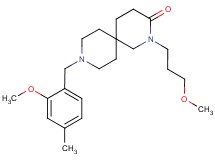 9-(2-methoxy-4-methylbenzyl)-2-(3-methoxypropyl)-2,9-diazaspiro[5.5]undecan-3-one