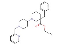 ethyl 3-benzyl-1'-(2-pyridinylmethyl)-1,4'-bipiperidine-3-carboxylate