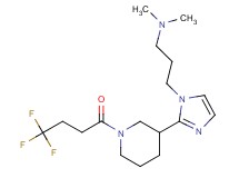 N,N-dimethyl-3-{2-[1-(4,4,4-trifluorobutanoyl)piperidin-3-yl]-1H-imidazol-1-yl}propan-1-amine