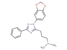 3-[1-(1,3-benzodioxol-5-yl)-3-phenyl-1H-1,2,4-triazol-5-yl]-N,N-dimethylpropan-1-amine