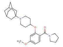 1-(1-adamantyl)-4-[5-methoxy-2-(1-pyrrolidinylcarbonyl)phenoxy]piperidine