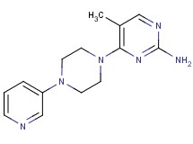 5-methyl-4-(4-pyridin-3-ylpiperazin-1-yl)pyrimidin-2-amine