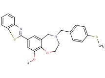 7-(1,3-benzothiazol-2-yl)-4-[4-(methylthio)benzyl]-2,3,4,5-tetrahydro-1,4-benzoxazepin-9-ol