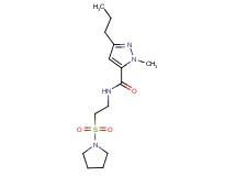 1-methyl-3-propyl-N-[2-(pyrrolidin-1-ylsulfonyl)ethyl]-1H-pyrazole-5-carboxamide