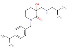 3-hydroxy-3-[(isobutylamino)methyl]-1-(4-isopropylbenzyl)piperidin-2-one