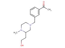1-(3-{[3-(2-hydroxyethyl)-4-methyl-1-piperazinyl]methyl}phenyl)ethanone trifluoroacetate (salt)