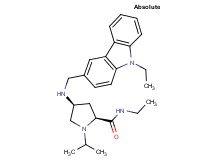 (4S)-N-ethyl-4-{[(9-ethyl-9H-carbazol-3-yl)methyl]amino}-1-isopropyl-L-prolinamide