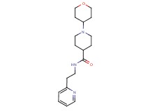 N-(2-pyridin-2-ylethyl)-1-(tetrahydro-2H-pyran-4-yl)piperidine-4-carboxamide