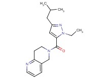6-[(1-ethyl-3-isobutyl-1H-pyrazol-5-yl)carbonyl]-5,6,7,8-tetrahydro-1,6-naphthyridine