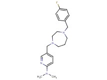 5-{[4-(4-fluorobenzyl)-1,4-diazepan-1-yl]methyl}-N,N-dimethyl-2-pyridinamine