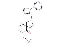 7-(cyclopropylmethyl)-2-{[1-(3-pyridinyl)-1H-pyrrol-2-yl]methyl}-2,7-diazaspiro[4.5]decan-6-one