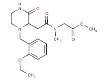 methyl N-{[1-(2-ethoxybenzyl)-3-oxo-2-piperazinyl]acetyl}-N-methylglycinate