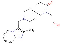 2-(2-hydroxyethyl)-9-[(2-methylimidazo[1,2-a]pyridin-3-yl)methyl]-2,9-diazaspiro[5.5]undecan-3-one