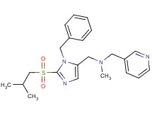 1-[1-benzyl-2-(isobutylsulfonyl)-1H-imidazol-5-yl]-N-methyl-N-(3-pyridinylmethyl)methanamine