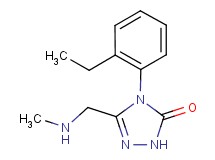 4-(2-ethylphenyl)-5-[(methylamino)methyl]-2,4-dihydro-3H-1,2,4-triazol-3-one