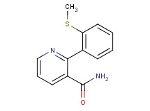 2-[2-(methylthio)phenyl]nicotinamide
