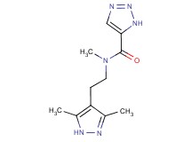 N-[2-(3,5-dimethyl-1H-pyrazol-4-yl)ethyl]-N-methyl-1H-1,2,3-triazole-5-carboxamide