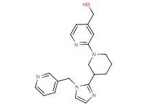 (2-{3-[1-(3-pyridinylmethyl)-1H-imidazol-2-yl]-1-piperidinyl}-4-pyridinyl)methanol