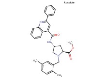 methyl (4R)-1-(2,5-dimethylbenzyl)-4-{[(2-phenyl-4-quinolinyl)carbonyl]amino}-L-prolinate