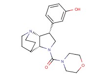 3-[(3R*,3aR*,7aR*)-1-(morpholin-4-ylcarbonyl)octahydro-4,7-ethanopyrrolo[3,2-b]pyridin-3-yl]phenol