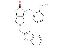 (3aS*,6aR*)-5-(1-benzofuran-2-ylmethyl)-3-(2-methoxybenzyl)hexahydro-2H-pyrrolo[3,4-d][1,3]oxazol-2-one