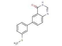 6-[3-(methylthio)phenyl]quinazolin-4(3H)-one