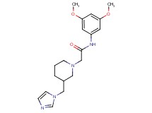 N-(3,5-dimethoxyphenyl)-2-[3-(1H-imidazol-1-ylmethyl)piperidin-1-yl]acetamide